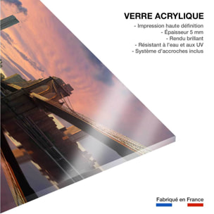 Tableau new york hudson river manhattan Tableau plexiglas