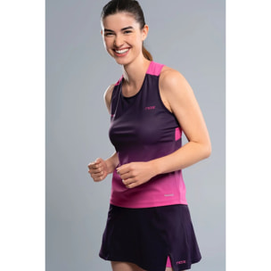 Camiseta Tirantes Mujer PRO Blackberry Rose Degraded