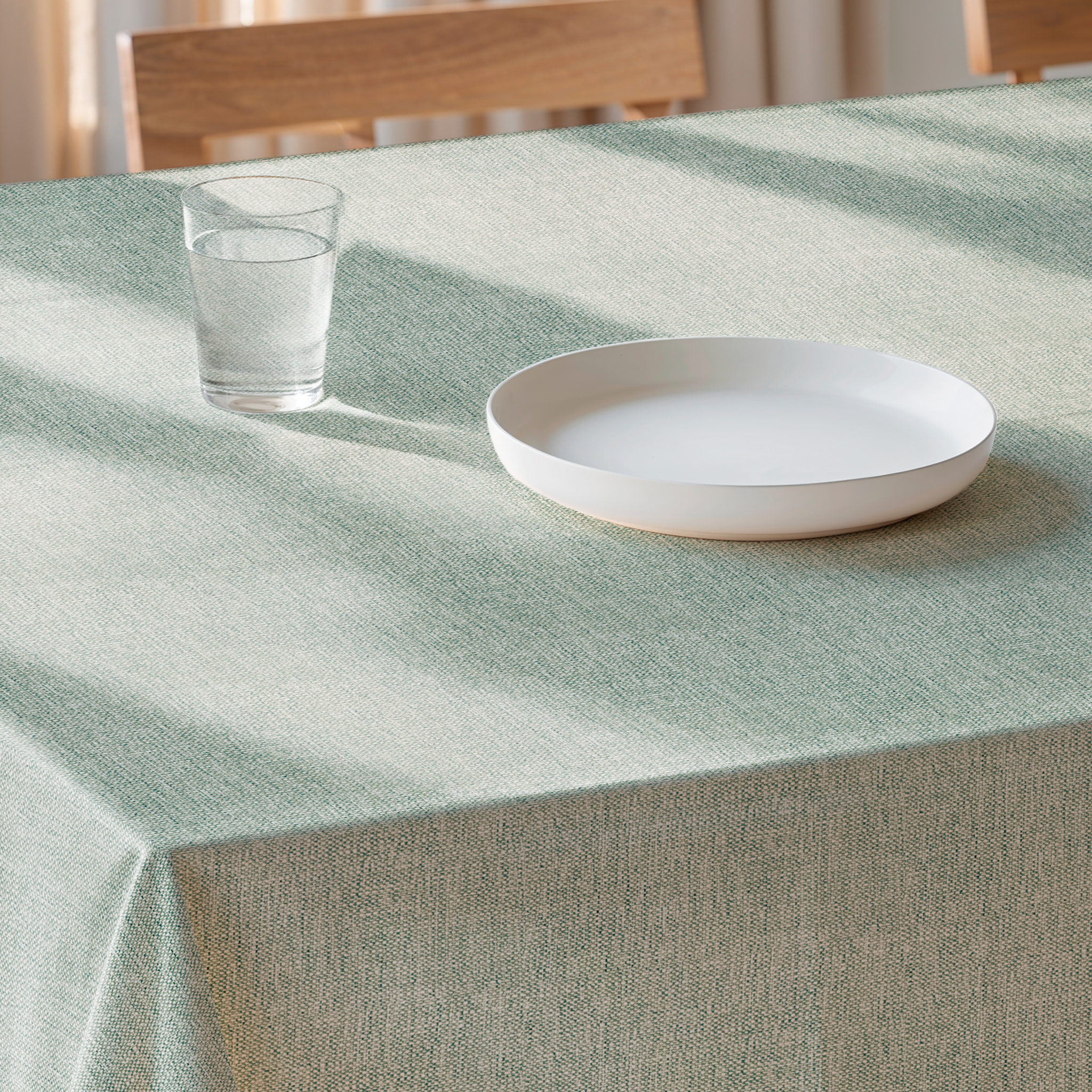 Nappe jacquard unie antitache INDRA AQUA
