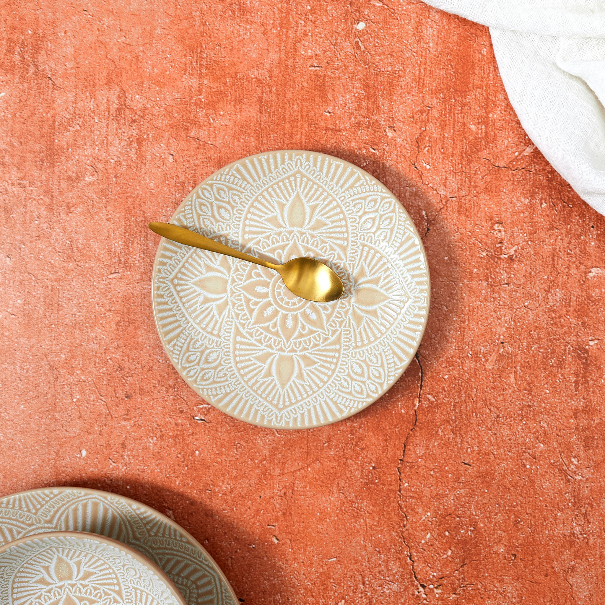 Assiette Sahara Beige D19.5cm