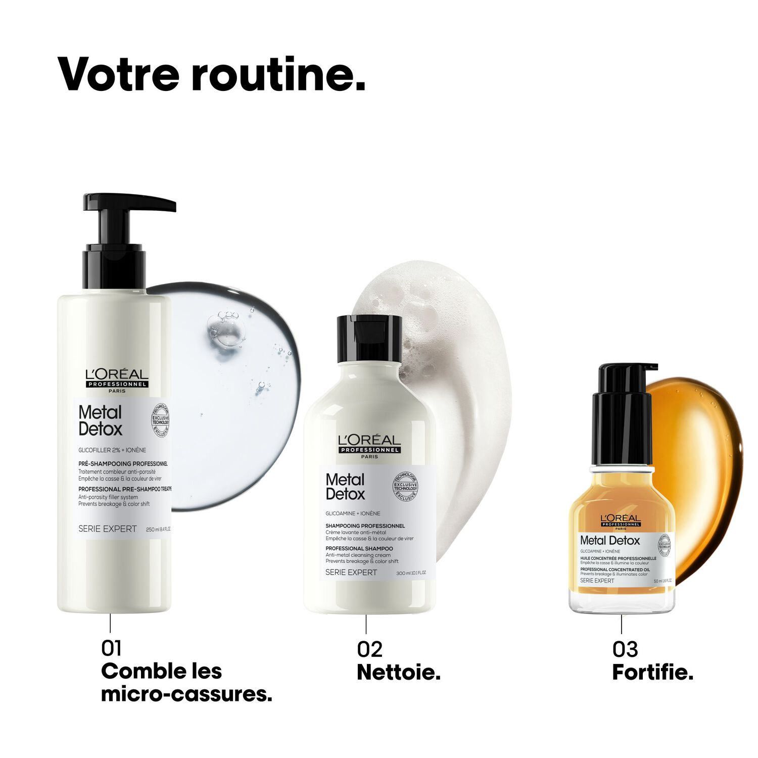 Serie Expert Metal Detox - Pré-shampoing Combleur