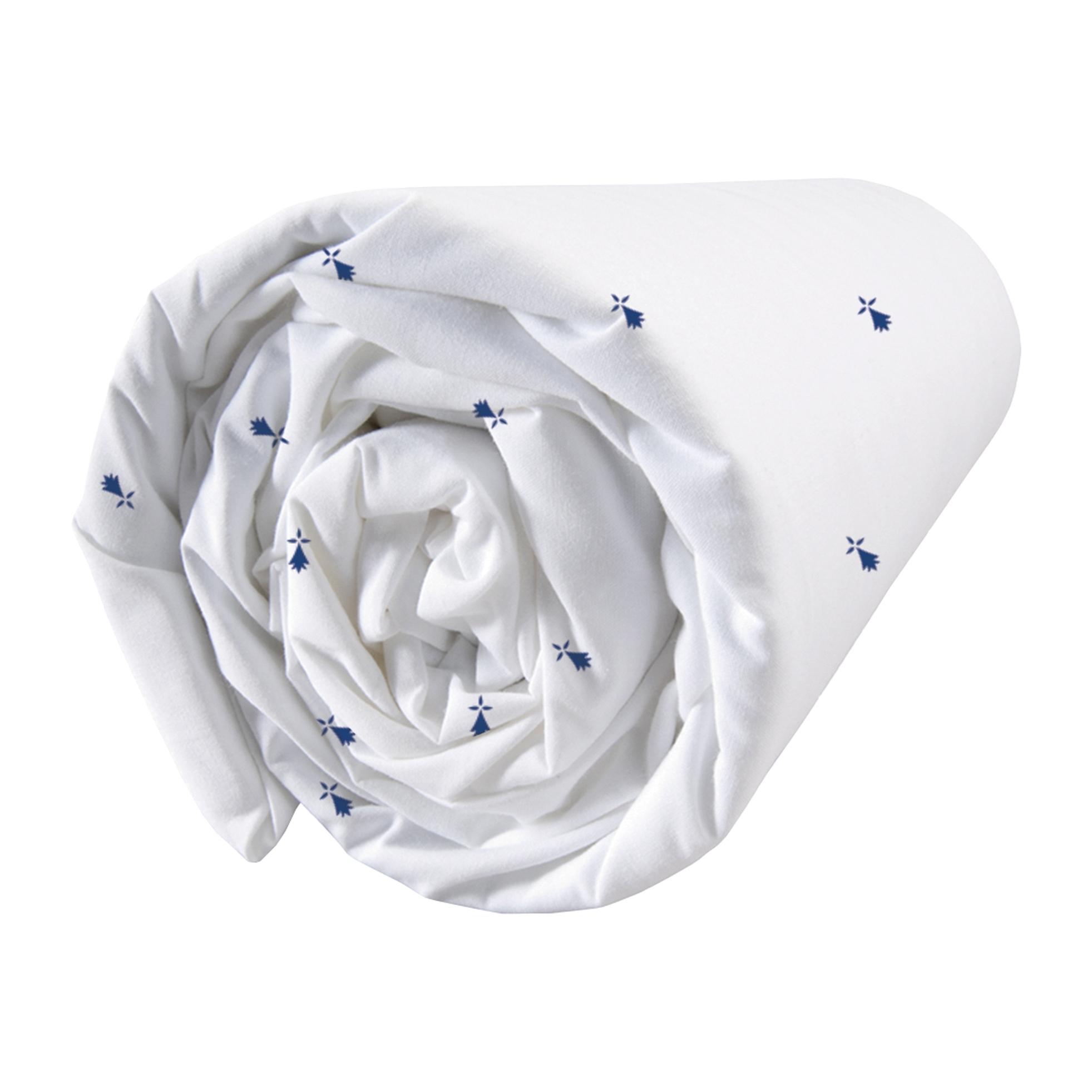 Drap-housse imprimé 100% coton Bretagne BREIZH