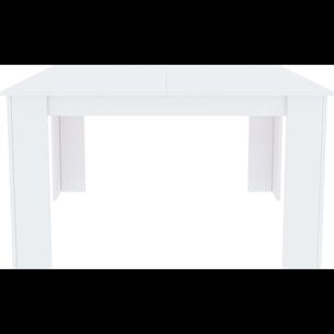 Tavolo da Pranzo Allungabile Estensibile Fino a 190 cm Tavolino Per 6 Persone Salotto Soggiorno Salone Design Moderno 190 x 78 x 90 cm Bianco