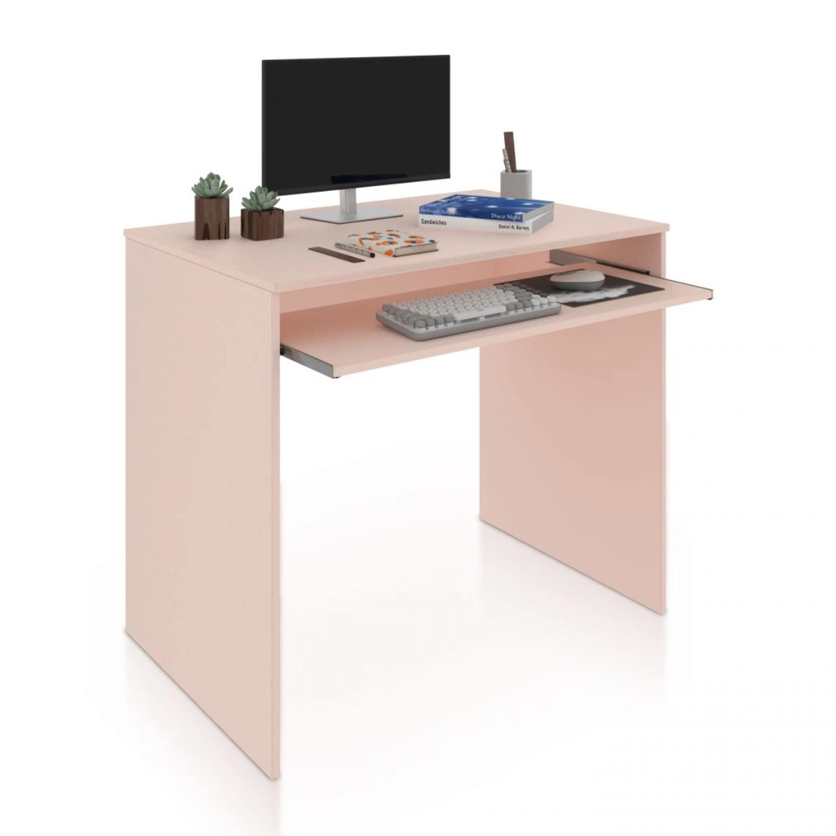 Mesa de ordenador Smile Rosa nube