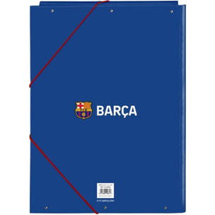 Carpeta folio 3 solapas f.c.barcelona 2ª equipacion