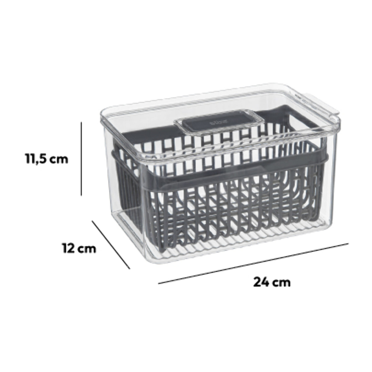 Boîte organiseur frigo 24x15cm Tidy fridge