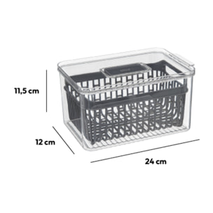 Boîte organiseur frigo 24x15cm Tidy fridge