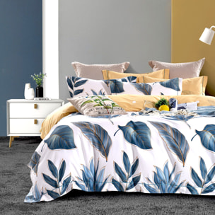 Parure housse de couette en polycoton - florine