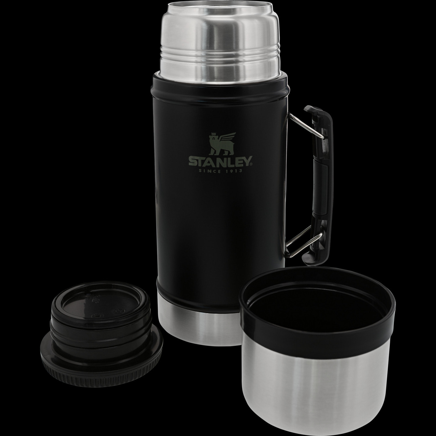 Fiambrera isotérmica - 0,94L - CLASSIC LEGENDARY FOOD JAR - Matte Black Pebble