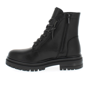 Armata di Mare Scarpe Donna Chunky Platform Ankle Boots con Zip Laterale AMD W52H24 Black