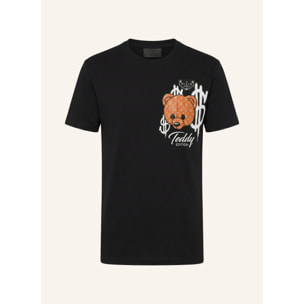 PHILIPP PLEIN Camiseta de cuello redondo y manga corta TEDDY
