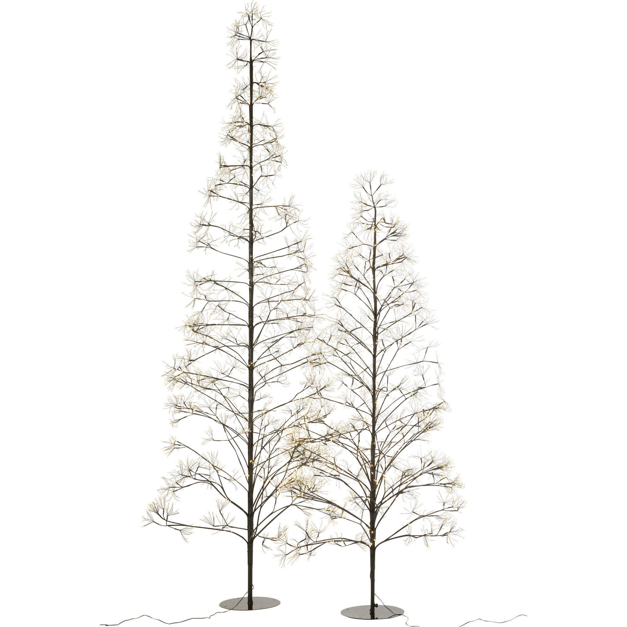 J-Line décoration Arbre 3000 Led - métal - noir - large - LED