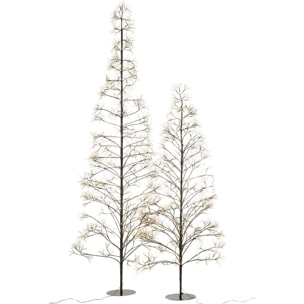 J-Line décoration Arbre 3000 Led - métal - noir - large - LED