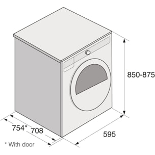 Sèche linge pompe à chaleur ASKO T611HX.W
