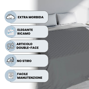 TRAPUNTINO WATER WASHED - 100% Microfibra