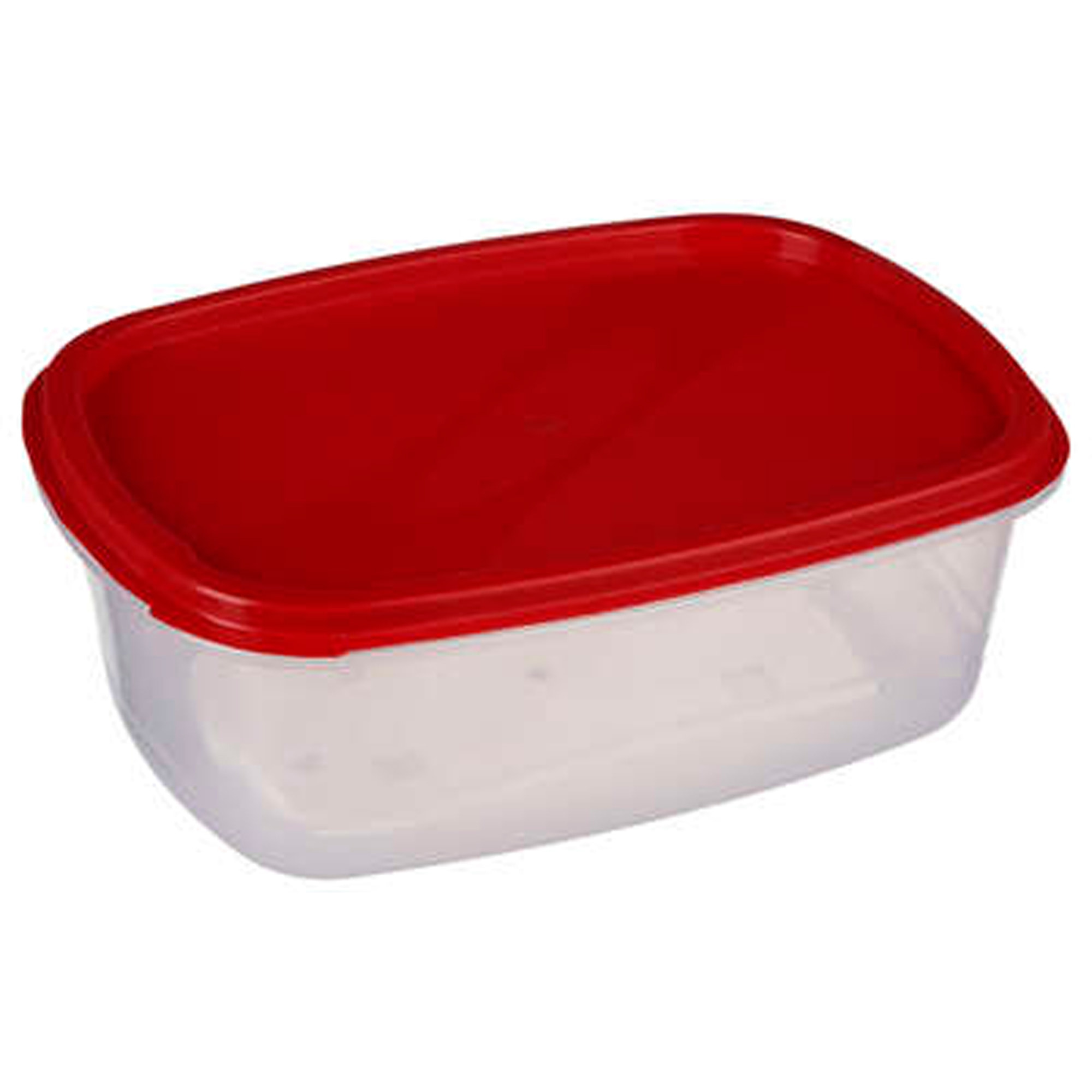 Conjunto de 6 cajas de conservación de alimentos rectangular