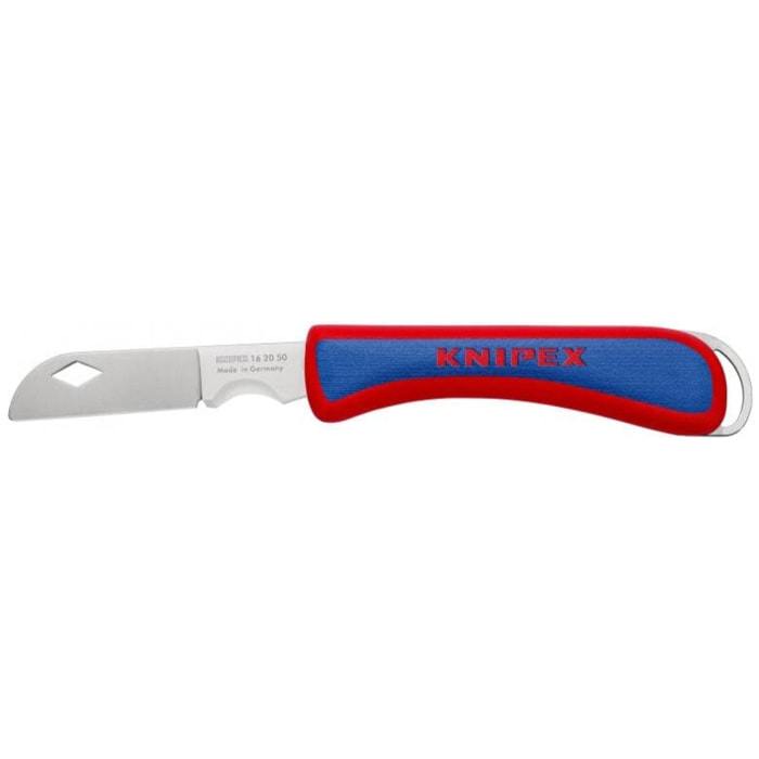 Couteau pliant d'électricien KNIPEX L. 80 mm - 16 20 50 SB