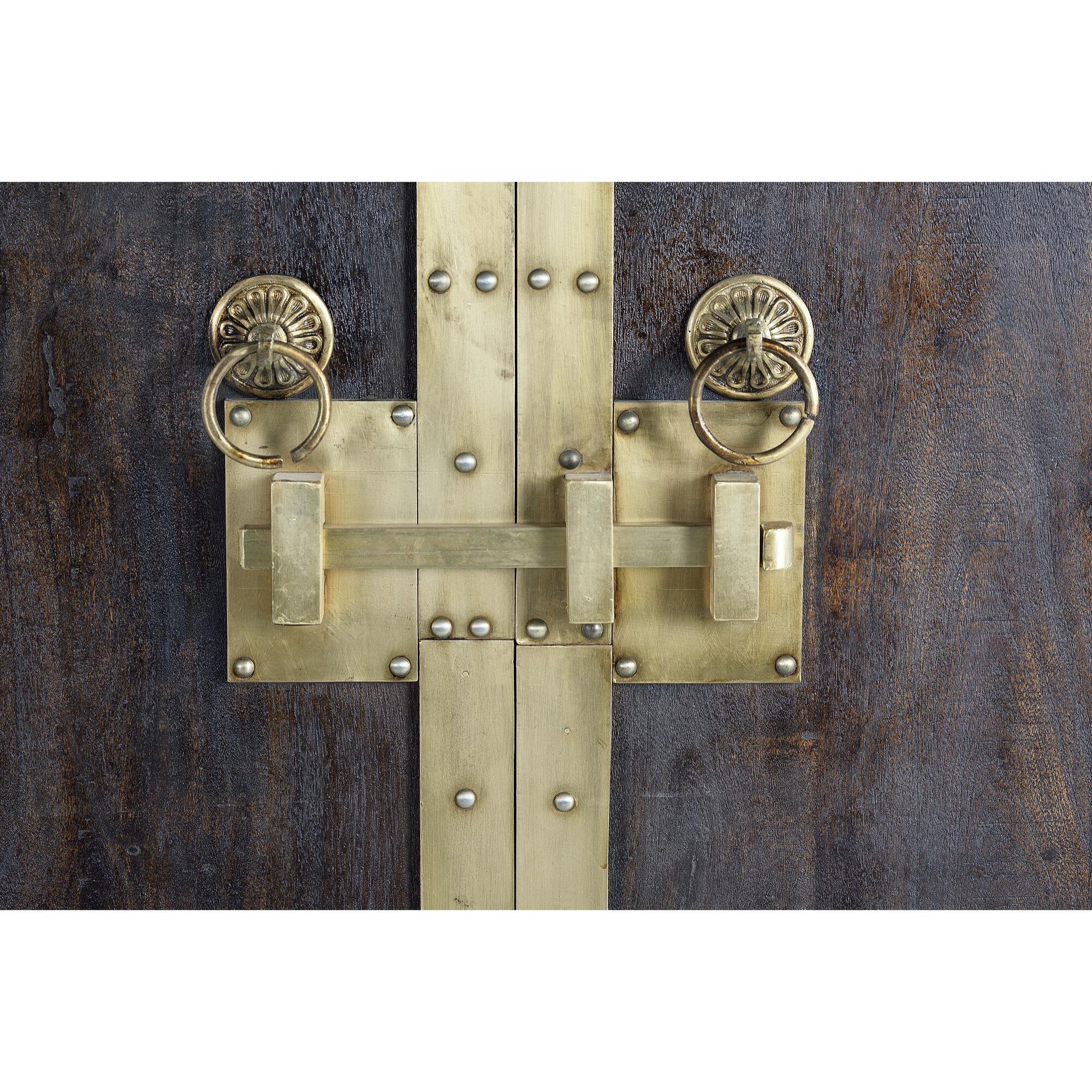 Armario - Madera y Bronce - 190x110x50cm