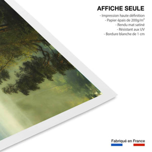 Affiche paysage marais neerlandais Affiche seule