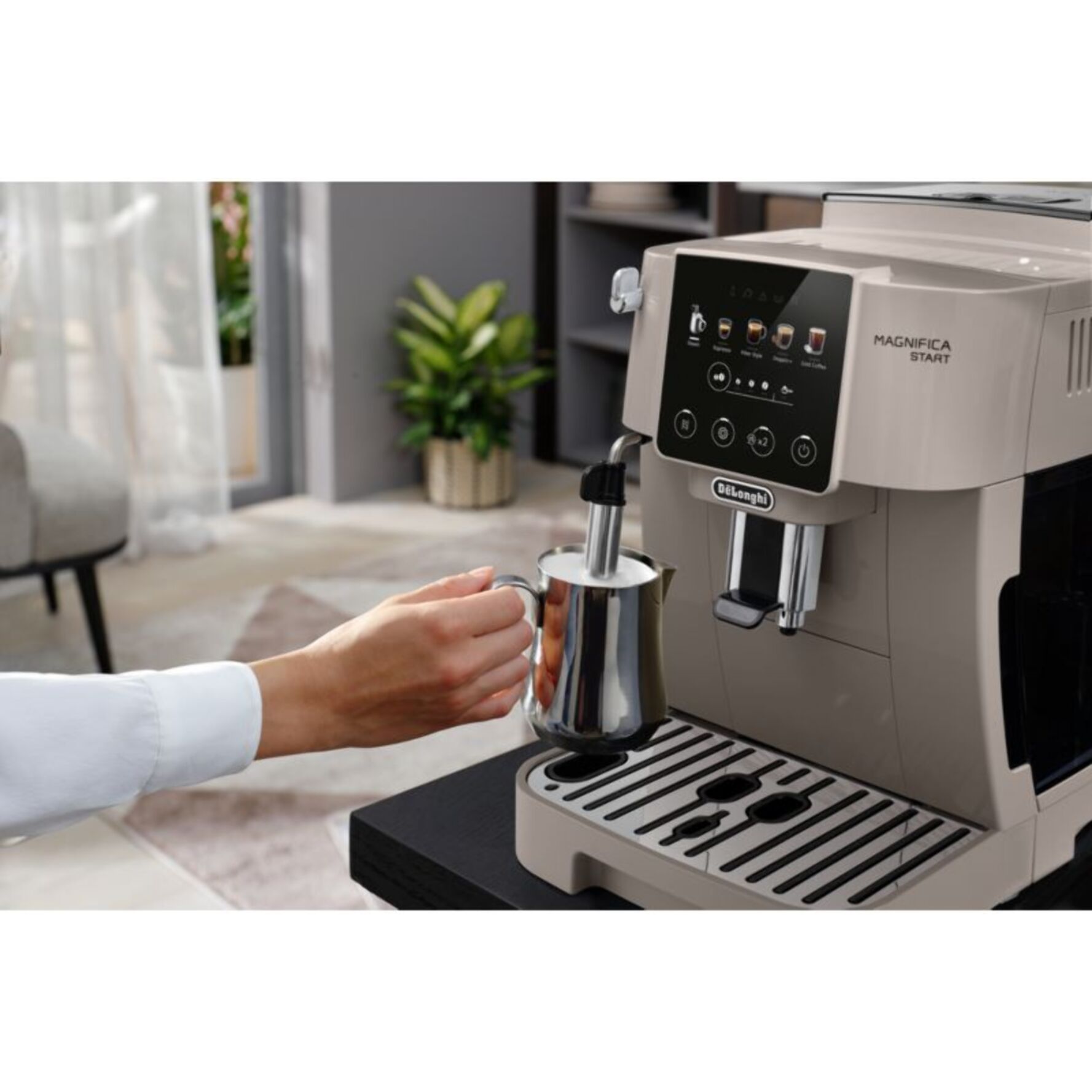 Expresso Broyeur DELONGHI FEB2252.BG Magnifica Start Pop Beige
