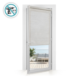 Store enrouleur SCREEN PRO Solaire sans perçage Texture Gris
