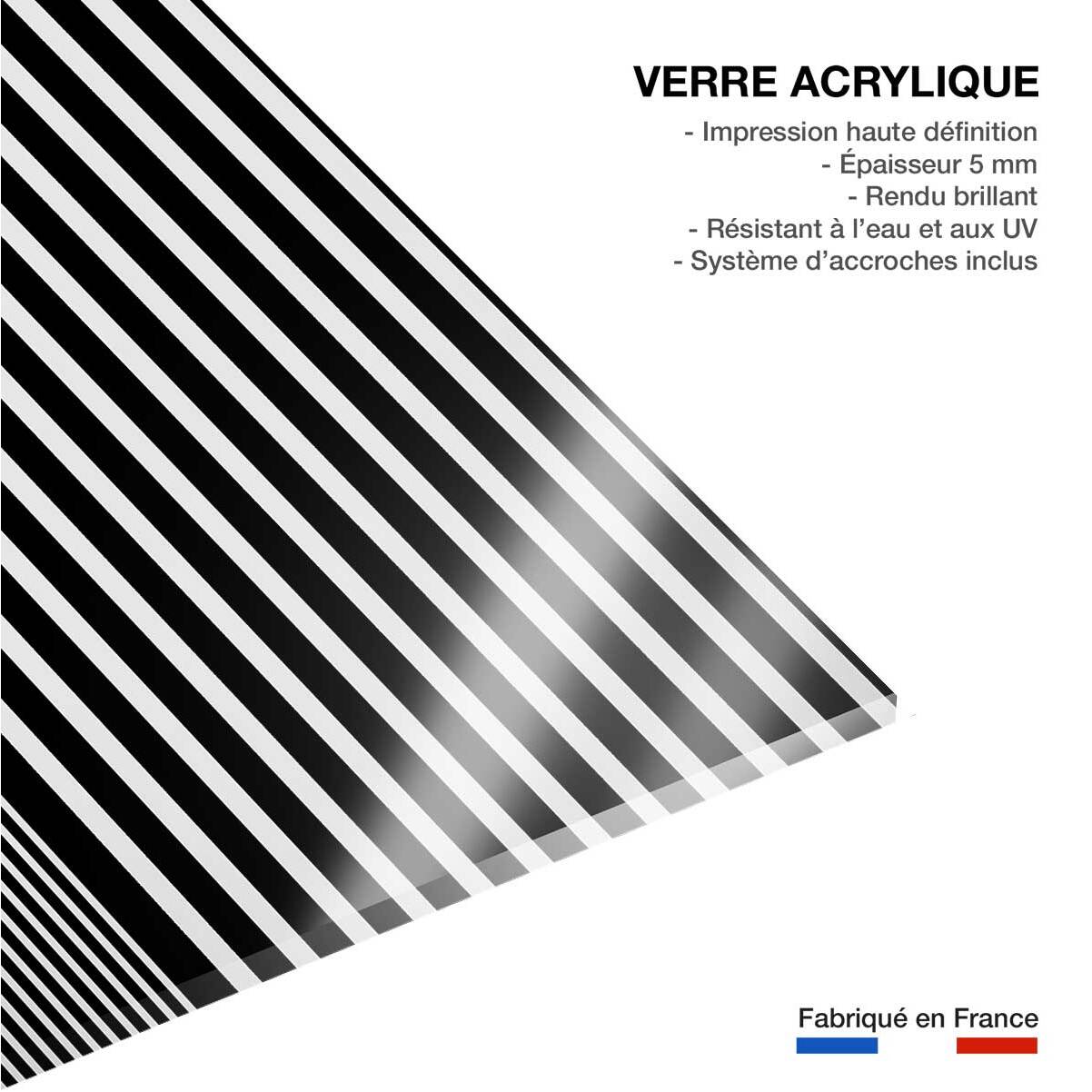 Tableau contemporain deux chaises rouges  Tableau plexiglas