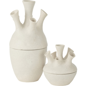 J-Line vase Corail - céramique - blanc - large