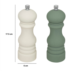 2 moulins à épices "Sensia" 14,5cm
