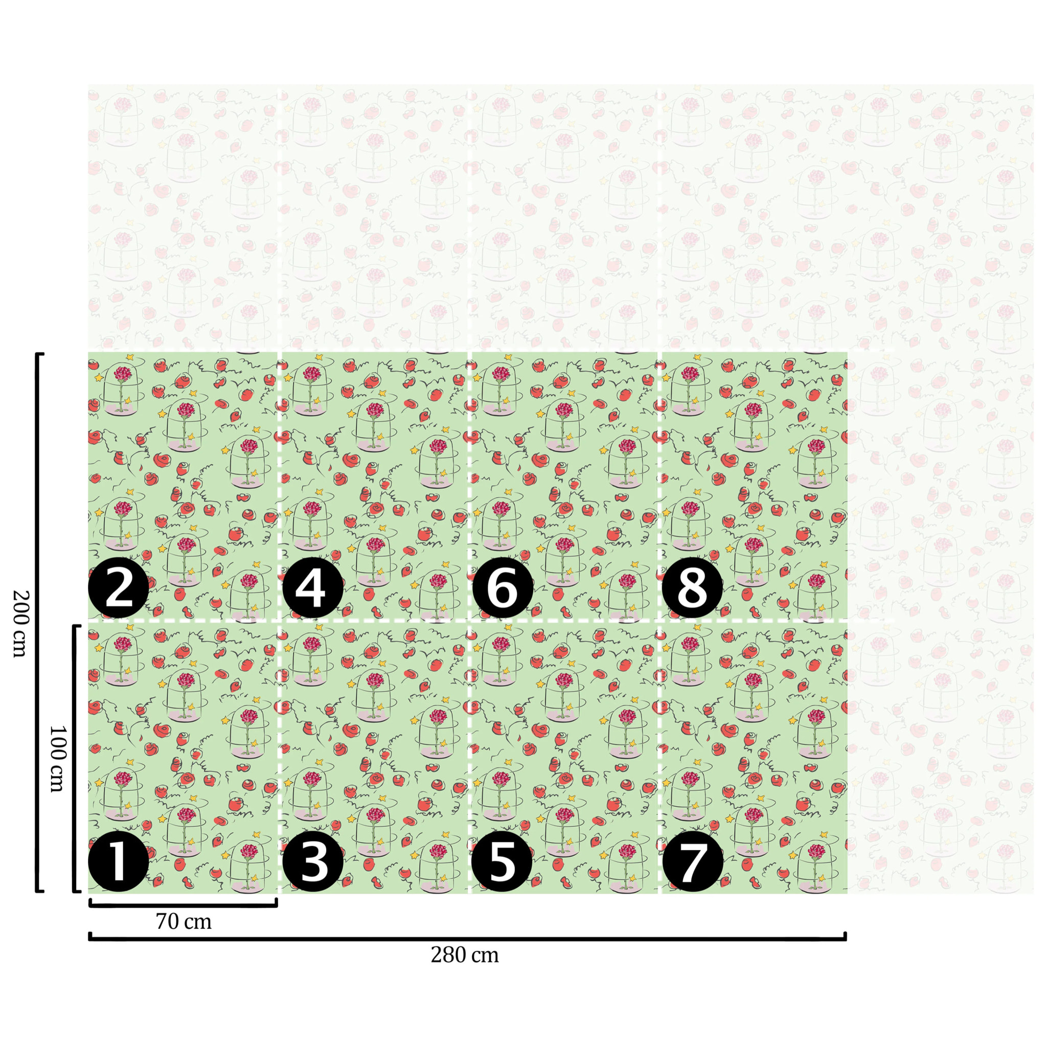 Carta da Parati Ufficiale Il Piccolo Principe Rosa Protezione Libertà