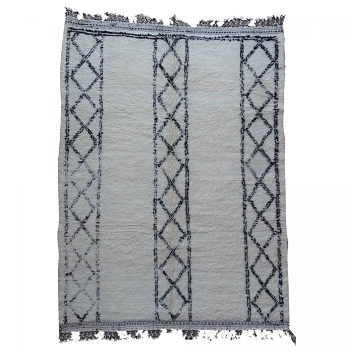 Authentique tapis berbère fait main en laine HUFE