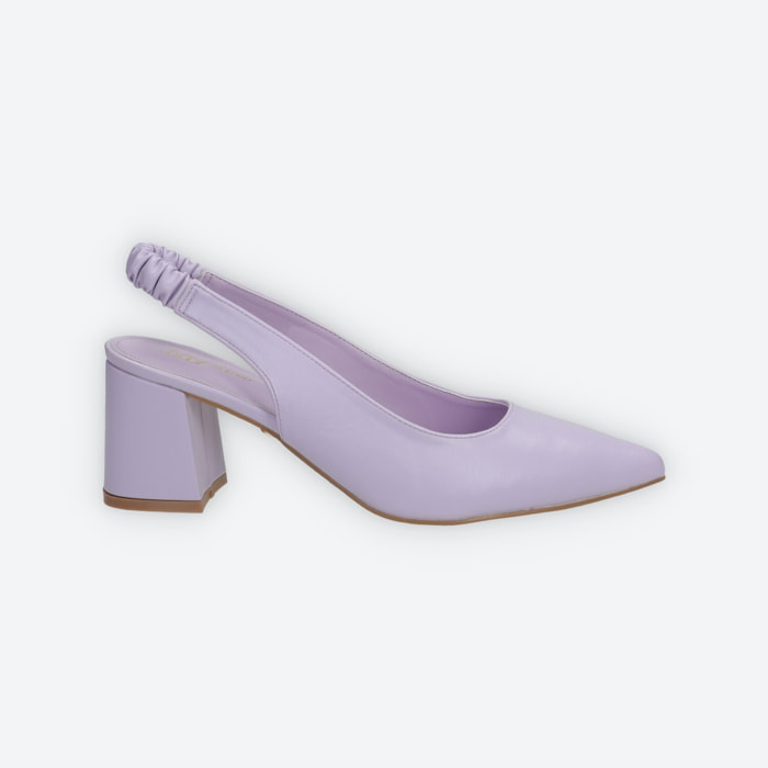 Décolleté sling back Donna Tata Italia Viola