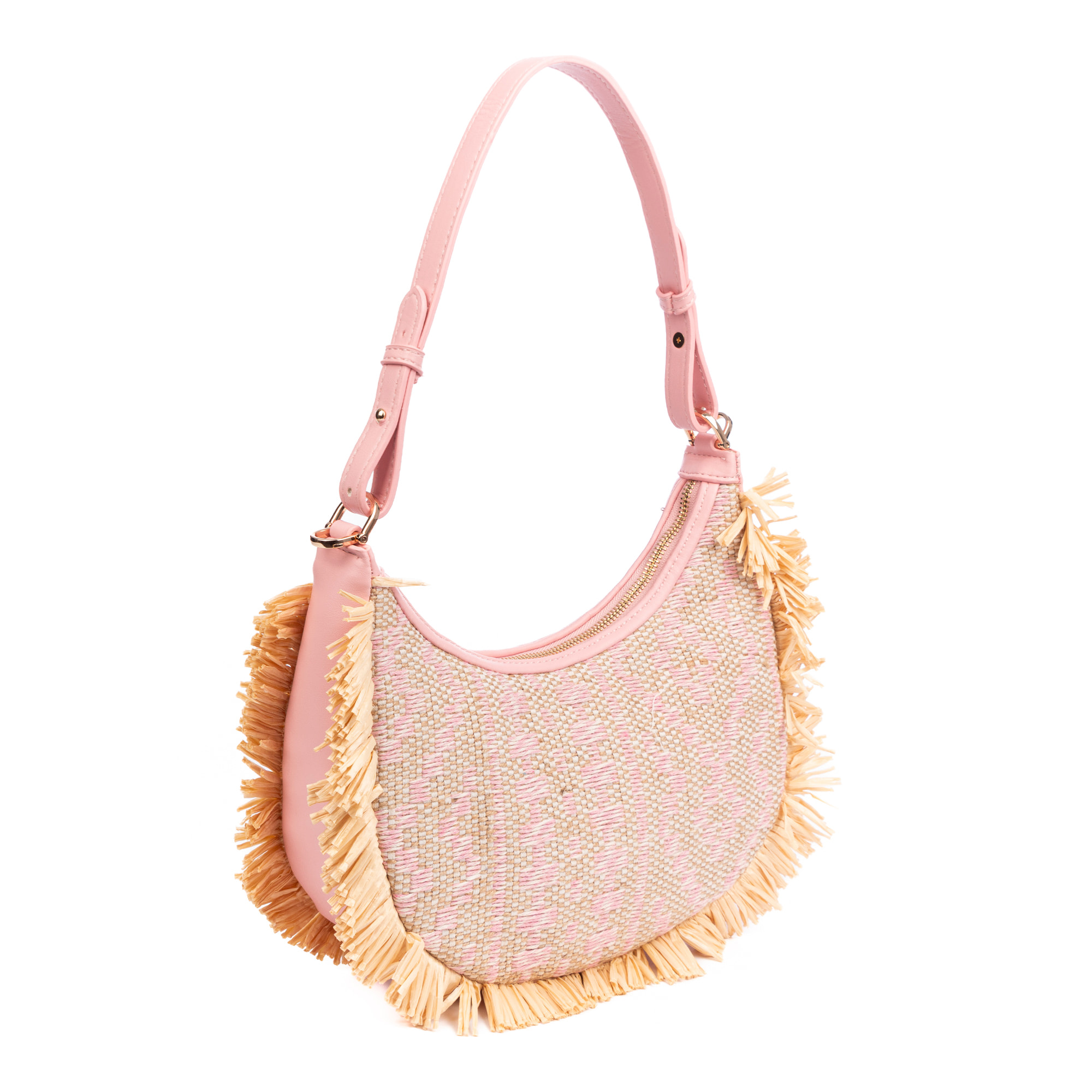 Biscubio Bolso de hombro Mujer. Fabricado en tela y piel sintética PU.