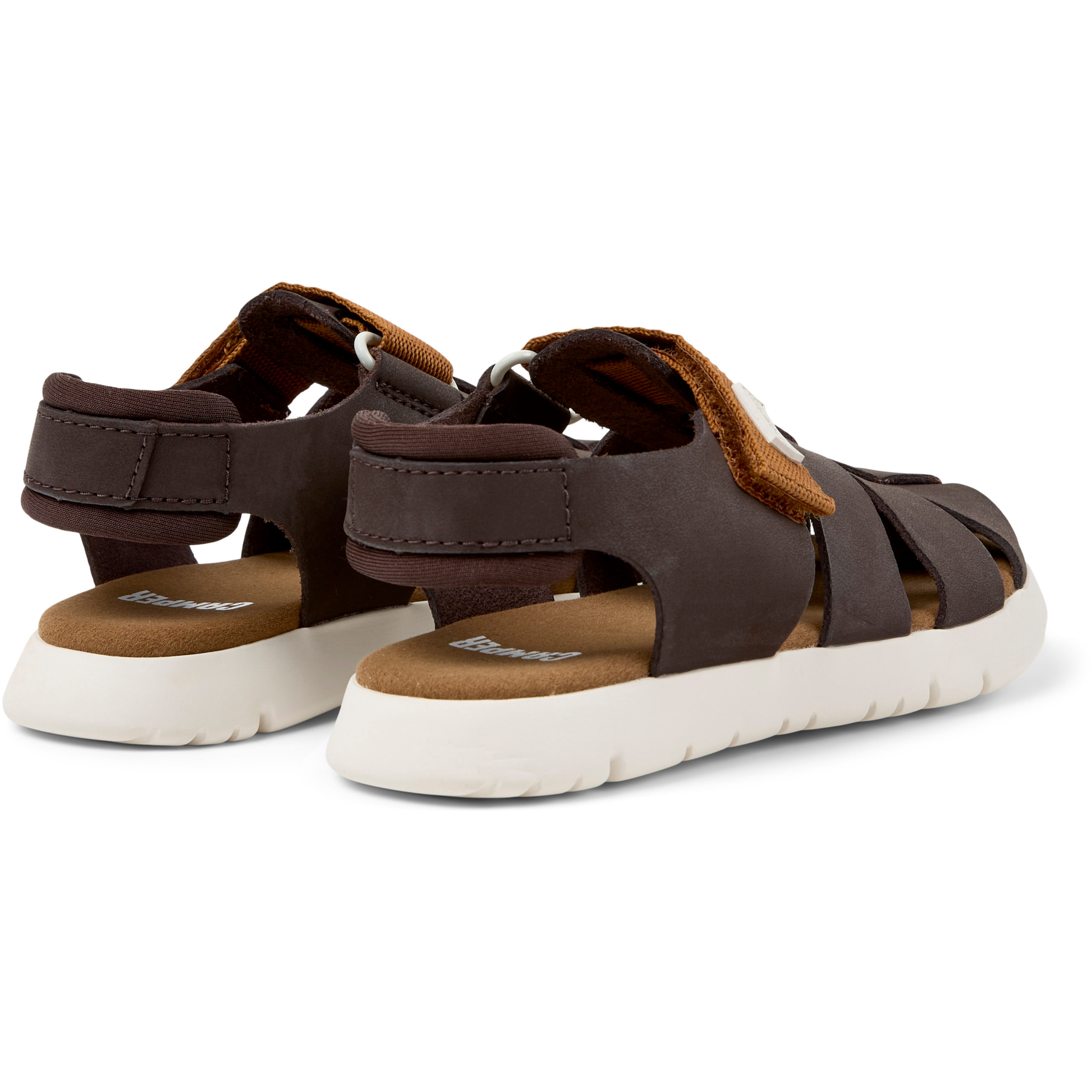 Sandalias - CAMPER Oruga - Marron - Cuero de gamuza