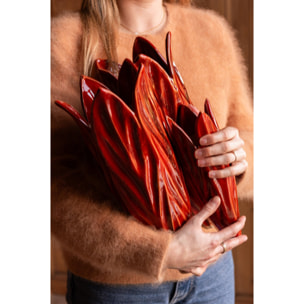 J-Line vase - argile - rouge