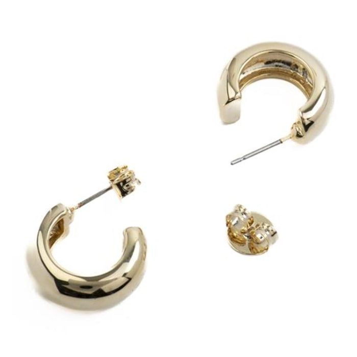 Pendientes Lux by Lux acabadoss en oro amarillo de 18k