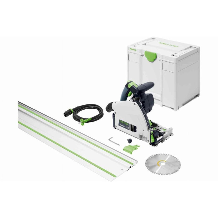 Scie plongeante 1500W Ø168mm - TS 60 KEBQ-Plus-FS - FESTOOL - avec rail - SYSTAINER - 577417