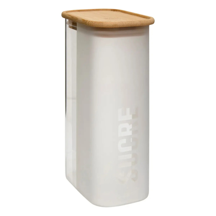 Boîte de conservation sucre 1,51L Glassy en verre