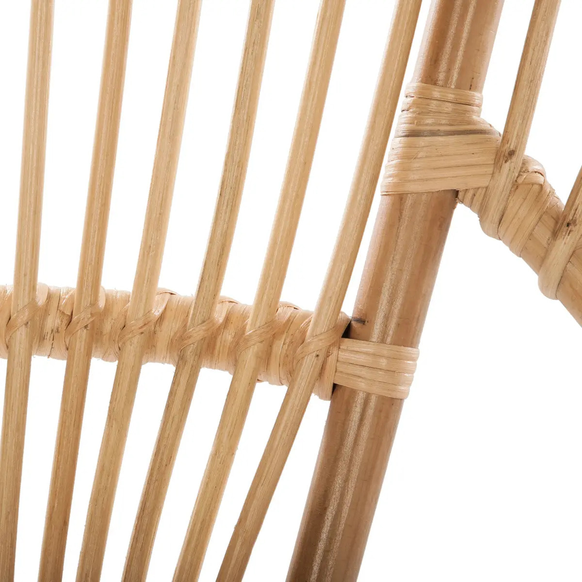 Fauteuil "Keko" métal rotin