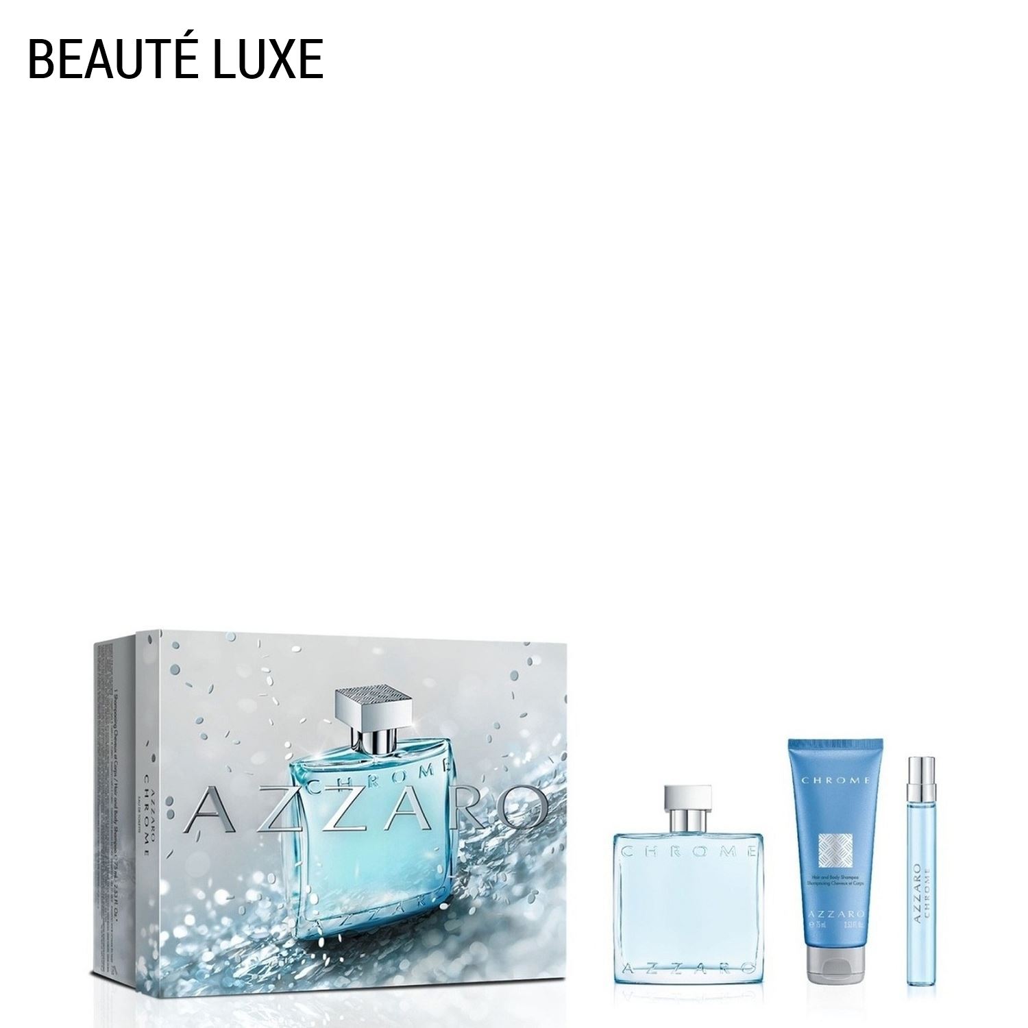 Chrome - Coffret Eau de Toilette 100 ml +10 ml + Gel Douche Corps et Cheveux 75 ml