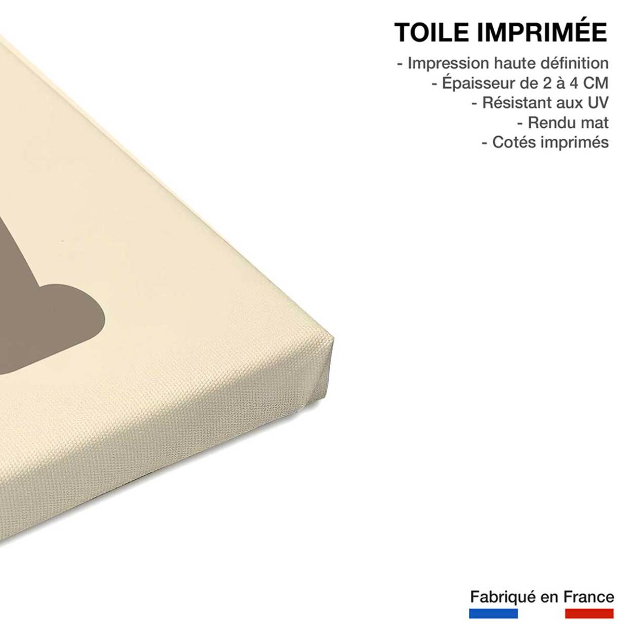 Tableau jouant aux indiens Toile imprimée