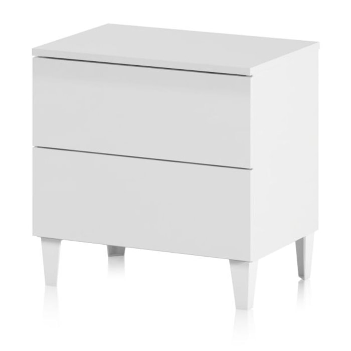 Mesita de noche Plex Blanco