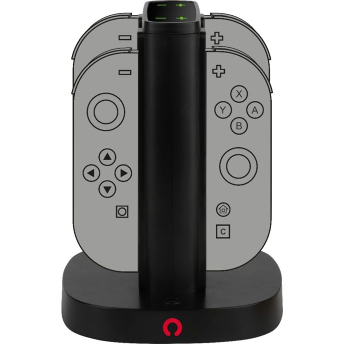 Chargeur KONIX Switch 2 JOYCON CHARGER X4