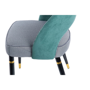 Silla Velvet Verde Houston 56x58x83 Cm