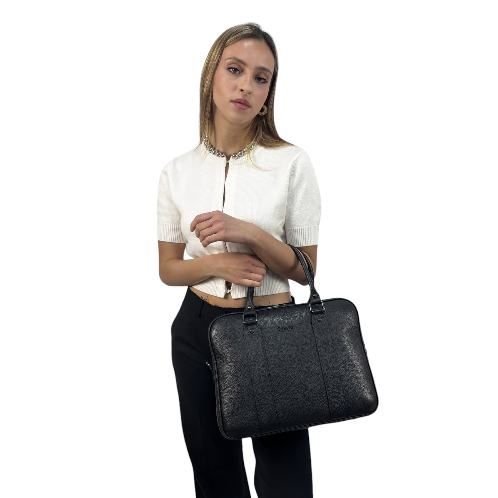 Maletín Business Cheval Firenze Ginevra Negro