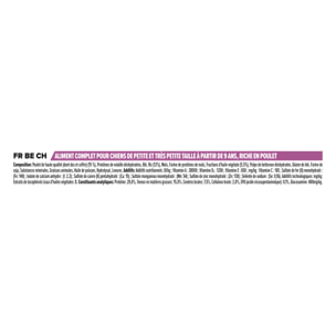 PRO PLAN Chien Small&Mini Adult 9+ Age Defence Poulet 7KG
