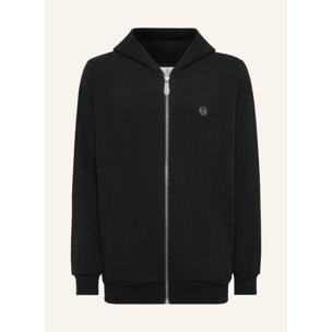 PHILIPP PLEIN Hooded Sweatjacket SKULL