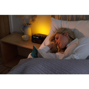 Simulateur d'aube PURE Moment Charge Coffee Black