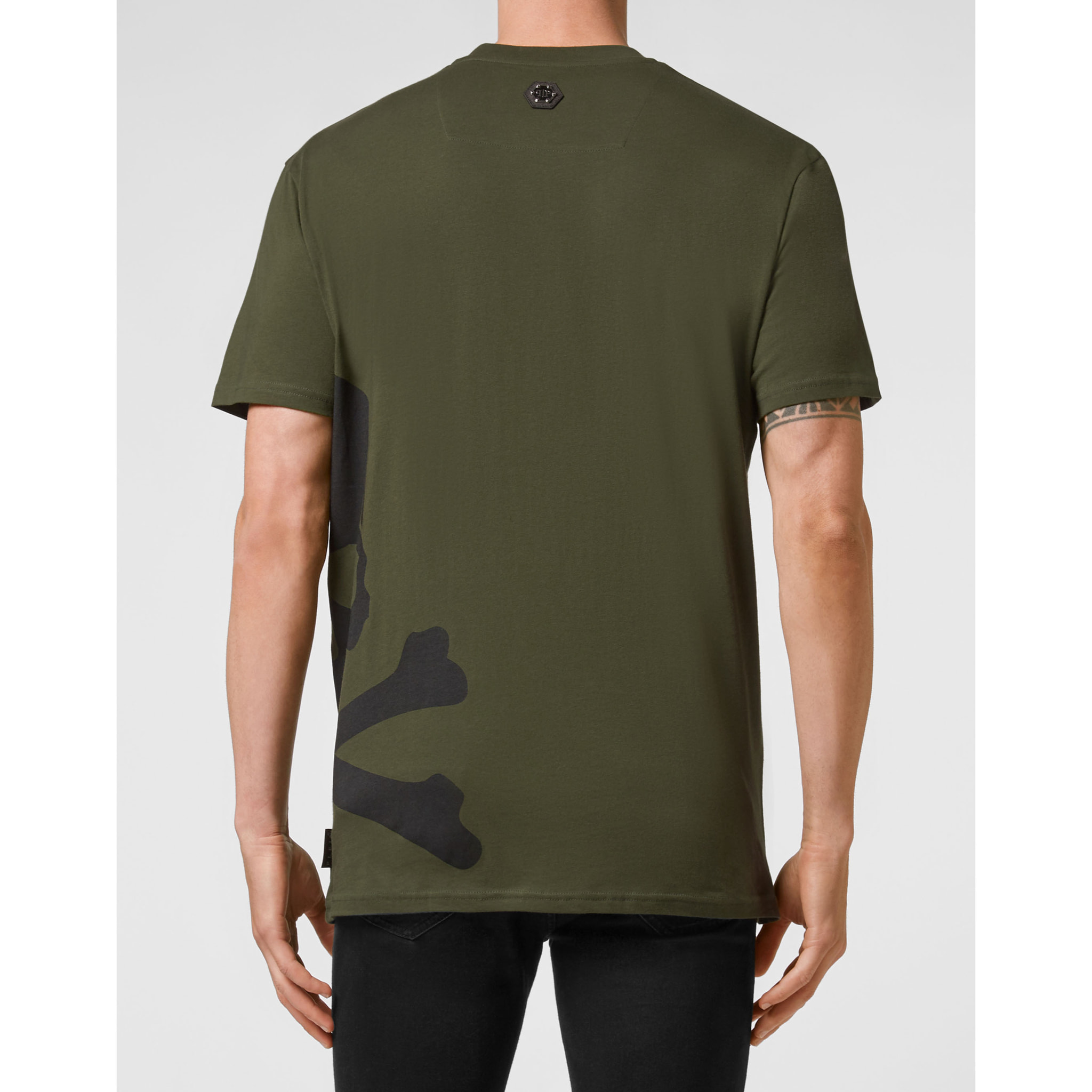 PHILIPP PLEIN Camiseta de cuello redondo y manga corta