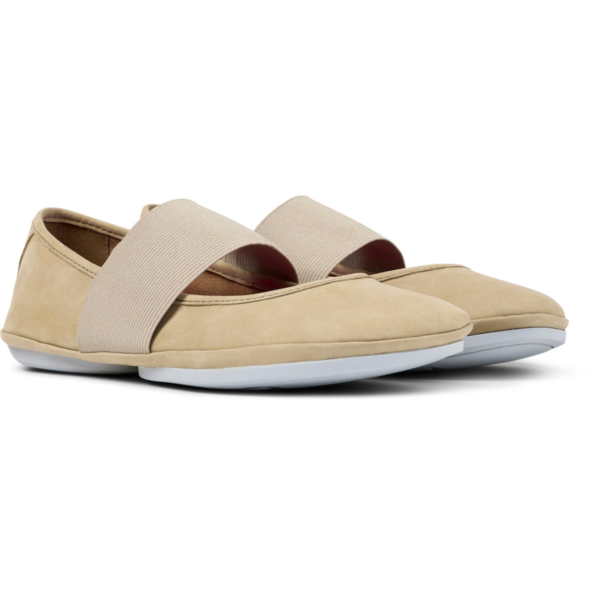 CAMPER Right Nina - Bailarinas Mujer Beige