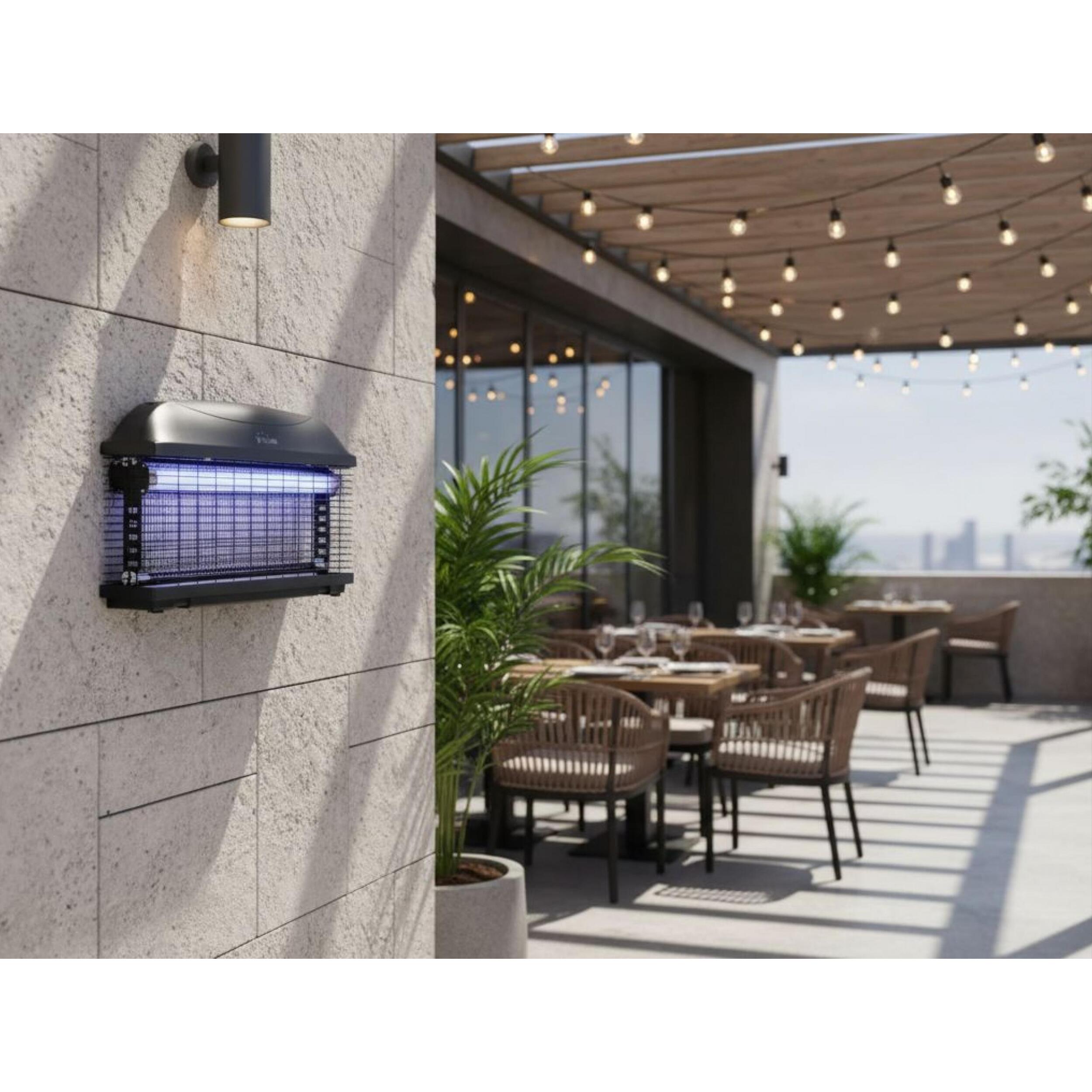 Mata insectos profesional 20W con luz ultravioleta ZZAP 20 EX PURLINE